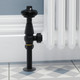 FAR-AG-TB-LS04 - Faringdon Traditional Thermostatic Radiator Valve - Textured Black (Angled TRV) FAR-AG-TB-LS04 - Faringdon Traditional Thermostatic Radiator Valve - Textured Black (Angled TRV)